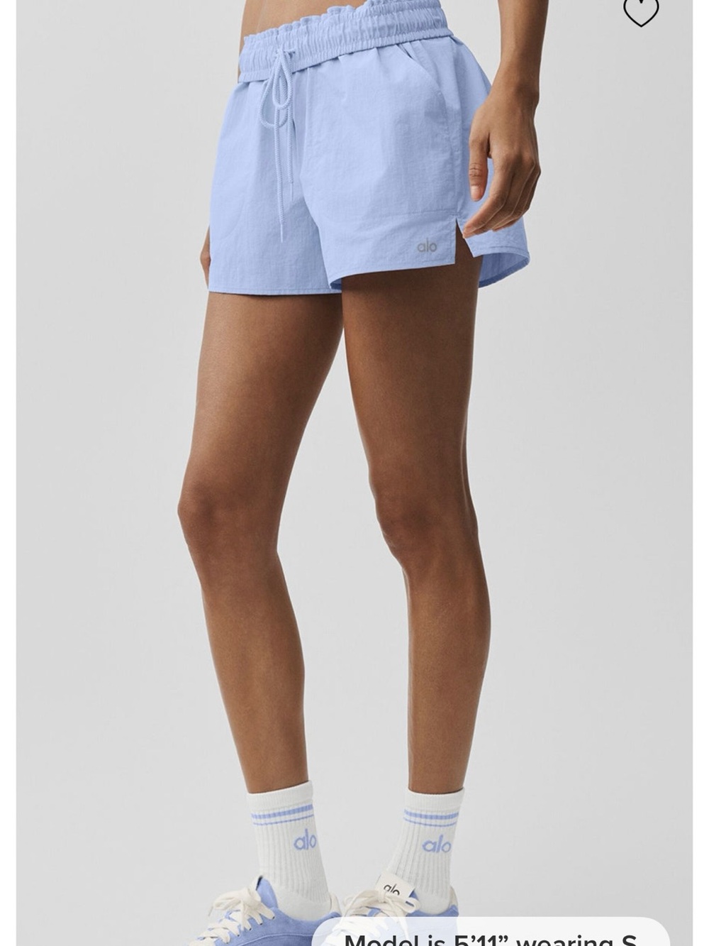 NWT Size L - Alo Alumni Shorts- Provence Blue